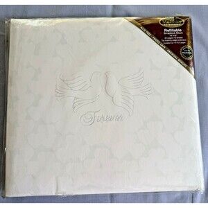 NCL Nakabayashi Memory Refillable Wedding Scrapbook Album 12” X 12” 20pgs Doves